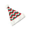 Knitted Christmas Hat Plush Striped Santa Claus Cap Gifts (Red Green White) A