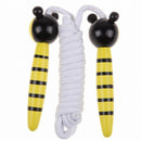 Childrens Wooden Handle Skipping Rope Animal Colourful Cartoon Zoo I1X1