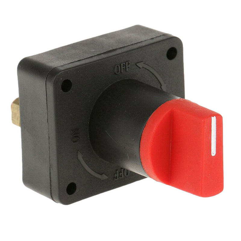 Boat RV Battery Selector Isolator Disconnect Rotary Switch Cut On / Off