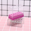 10 holes nail drill bit holder stand displayer organizer nail art manicure J Bj