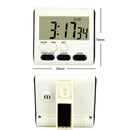 Digital Kitchen Timer Easy To Read Loud Beep Black Magnetic Free Stand