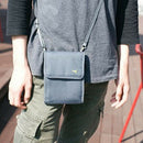 Travel Mini Multi-Function Messenger Card Bag Hanging Collar Passport Packa