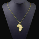 Men Charm Metal .African Africa Map Pendant Necklace Alloy Chain Gift