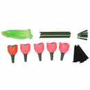 5 Pieces Solar light Multicolor Plastic Tulip LED Garden light High Simulat