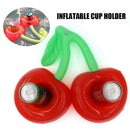 Cherry Water Inflatable Holder Party Coaster Inflatable Floats Cup Drink