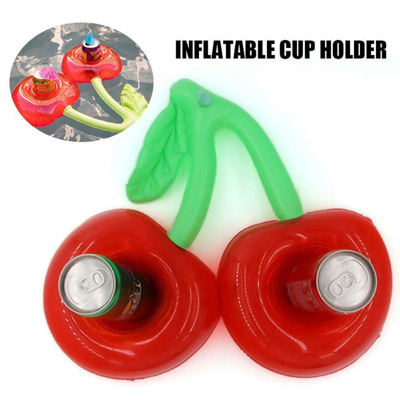 Cherry Water Inflatable Holder Party Coaster Inflatable Floats Cup Drink
