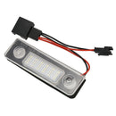 2X Car White Canbus Error Free Led License Plate Light for Skoda Octavia Ro