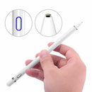 2 in 1 Stylus Touch Pen Capacitive Tablet Stylus Pen Drawing Pens (White)