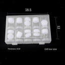 27mm Transparent Clear Coin Capsules Plastic Storage Box for Coin Collectors