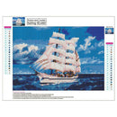 5D DIY Full Drill Diamond Painting Ocean Ship Cross Stitch Embroidery Kits