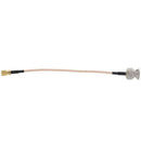 RG316 6inch RF pigtail BNC male plug pin to SMC female straight Cable jumpe C2V5