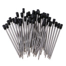 Finest Set of 50 Standard Ink 1mm Rollerball Pen Gel Pen Refills for Staff
