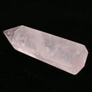 Natural Fluorite Crystal Hexagonal Column Geomancy Ornament Crafts Pink