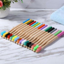 10-Pack Bamboo Toothbrush Medium Bristles Biodegradable Plastic-Free Toothb X1P3