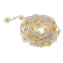 3 Yards Daisy Lace Trim Ribbon, Flower Trimmings 25mm Sewing Embellishments 25mm