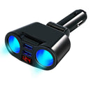 Dual USB Charger 2-Way Car Lighter Socket Splitter Adapter DC 5V 3.1A KEK