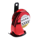 Car Motorcycle 130dB Loud Snail Air Horn Siren Waterproof 510hz 12V DC Red