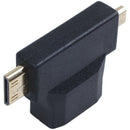 3 in 1 HDMI Female to Mini HDMI + Micro-HDMI Adapter