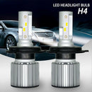 2Pcs 6000K Csp Car Led Headlight Bulb 50W 6400Lm Car Shape 9012 T4N9