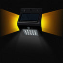20 LED Solar Light Motion Sensor Waterproof Garden Yard Wall Washer Lamp