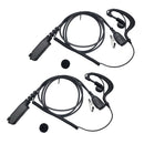2 Ear Hook Earpiece Microphone Sepura STP8000 STP8030