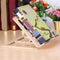 Multifunctional Foldable Wood Bookends Stand Cookbook Holder Reading Rack W N1O8