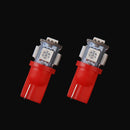 40PCS Super Red T10 Wedge 5-SMD 5050 LED Light bulbs W5W 2825 158 192 168 194