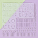 Silicone Geometric Earring Charm Mold Set Epoxy Casting Jewelry Making Tools