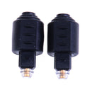 2Pcs optical audio adapter 3.5mm female jack plug to digital toslink male JR