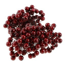 20-mini Branch Artificial Berries Christmas Wedding Bouquet Wreath Red