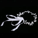 Woman Bridal Rhinestone Leaf Flower Hair Vine Woman Lady Forehead Decoration
