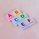 6pcs alphabet rubber pencil eraser set stationery novelty children party gift!j