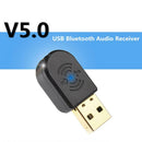 502 USB Bluetooth 5.0 Handsfree 3.5mm AUX Car Bluetooth Receiver Cable Kit