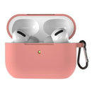 Wireless Earphone Case Silicone Box w/Keychain for AirPods Pro (Orange) A