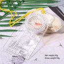 Orienteering Camping Scouts Baseplate Map Magnifying Compass Ruler Scale