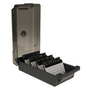 Office Desk Business Card Holder Organizer Index Card Storage Box Large Size
