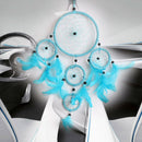 Five-rings Blue Dream Catcher Wall Hanging Home Car Decor Craft