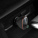 B300 3 4A Bluetooth 4.2 Handsfree Calling FM Transmitter Black Car USB Char R1U8