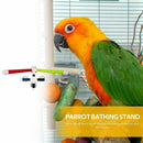 Parrot Shower Rack 4 Sucker Folding Bird Stand Platform Stick Pet Products