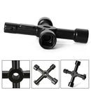 4Way Utility Key Gas Plumbing Metal Radiator Bleed Electric Meter Stop Cock Tap~