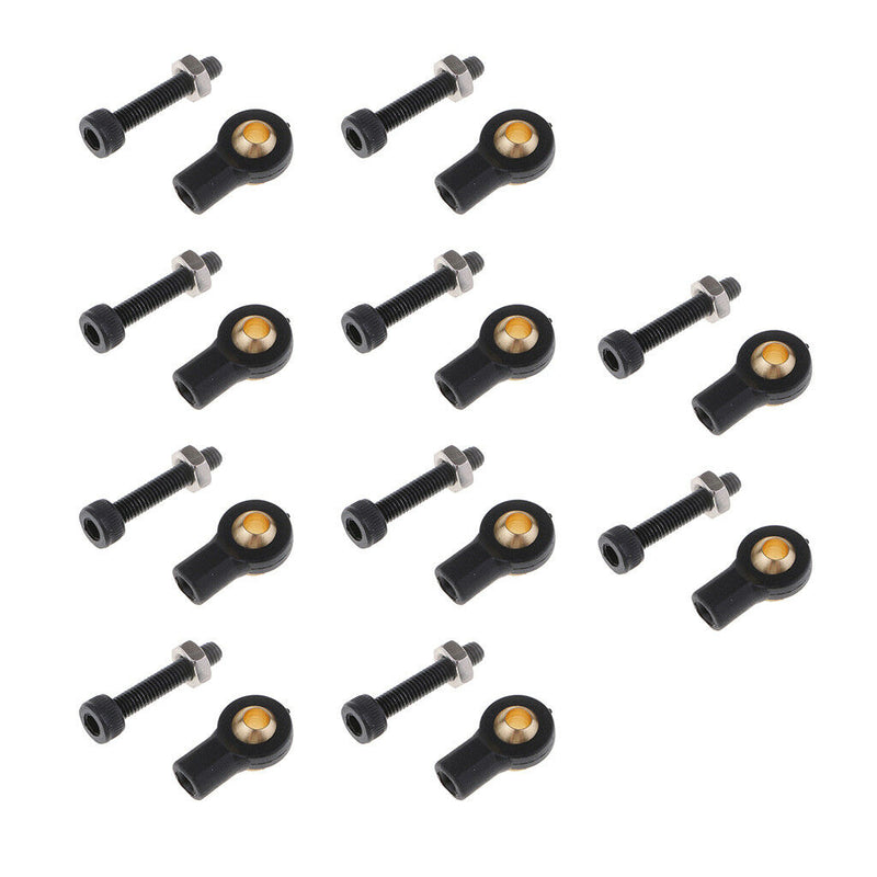 15mm M3 Metal Ball Head Holder Tie Rod End for 1/10 RC Climbing Car Parts