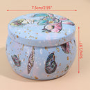 1Pc Mermaid Candy Tin Box Round Gift Box Handmade Soap Candle Jar Packaging  Nw