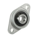 4Pcs Kfl08 Pillow Block Bearing 8Mm Bore Diameter Zinc Alloy Rhombic Flange H6A7