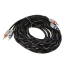 2RCA Male to 2RCA Male Plastic Shell Stereo Audio Cable, RCA Cable - 4.5m