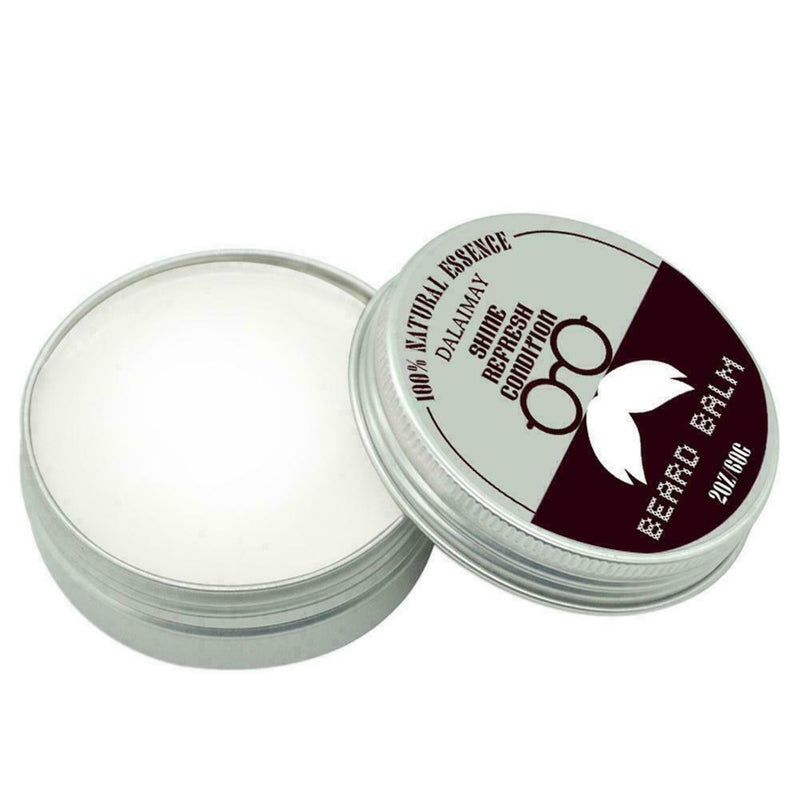 1PC Professional Natural Beard Growth Conditioner Balm 60g Wax Beard X4G7