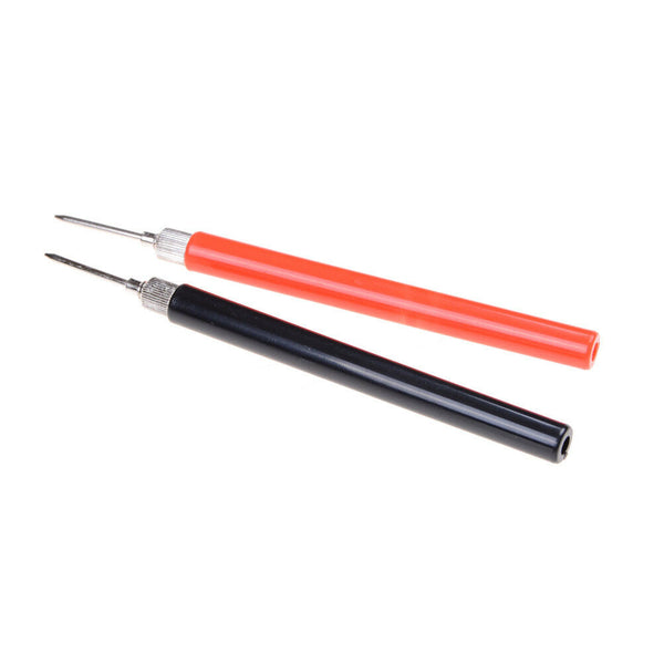 Test Probe Tips Insulated Test Hook Wire Connector for Multimeter  Leads Pin JR