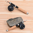 Winter Super Short Retractable Ice Fishing Rod Telescopic Mini Ice Fishing  V8A5