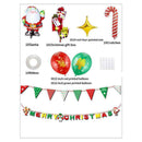 21 Pack Merry Christmas Balloons Set 38 Inch Santa Claus Balloon Merry Chri H9W1