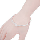 1 Pcs Fashion Women Jewelry Tricyclic glossy twist multi - layer round brac