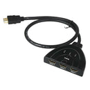 3 Port HDMI Splitter Cable 1080/4K Switch Switcher HUB Adapter for HDTV Xbox